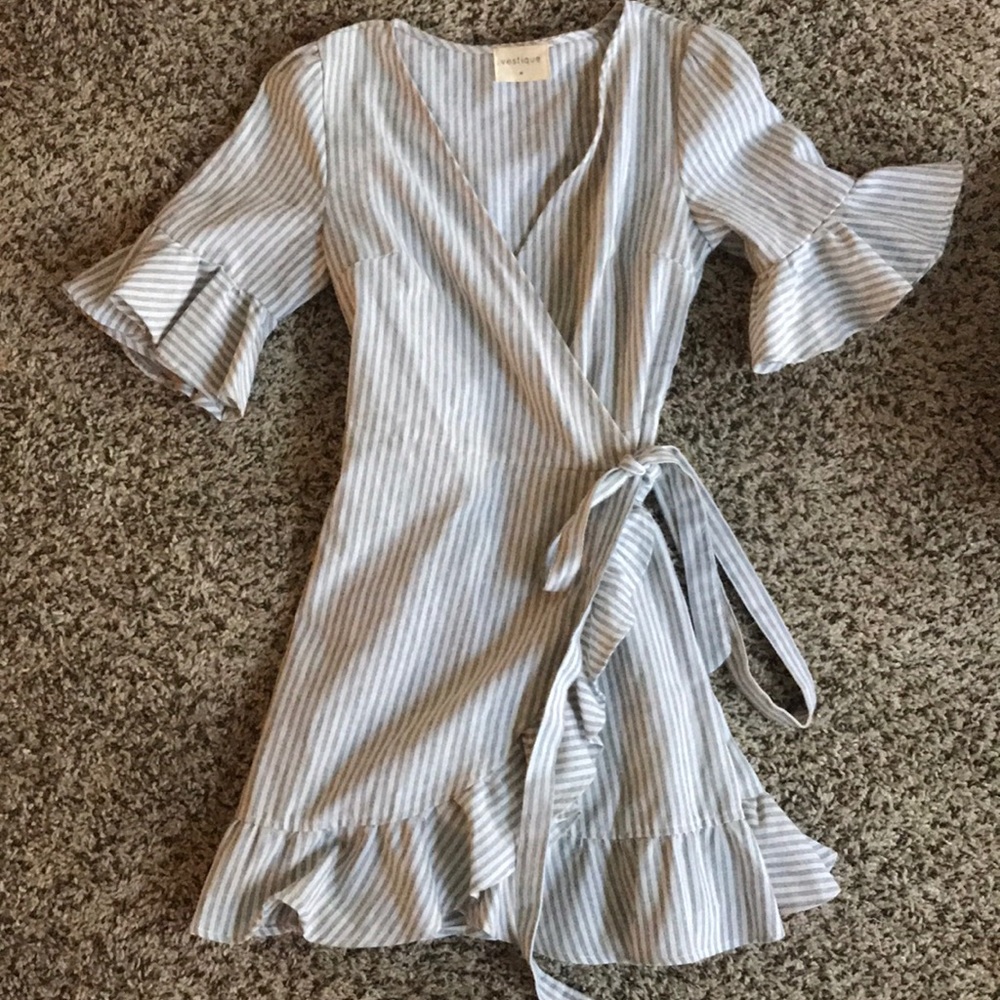 Vestique ruffle dress.